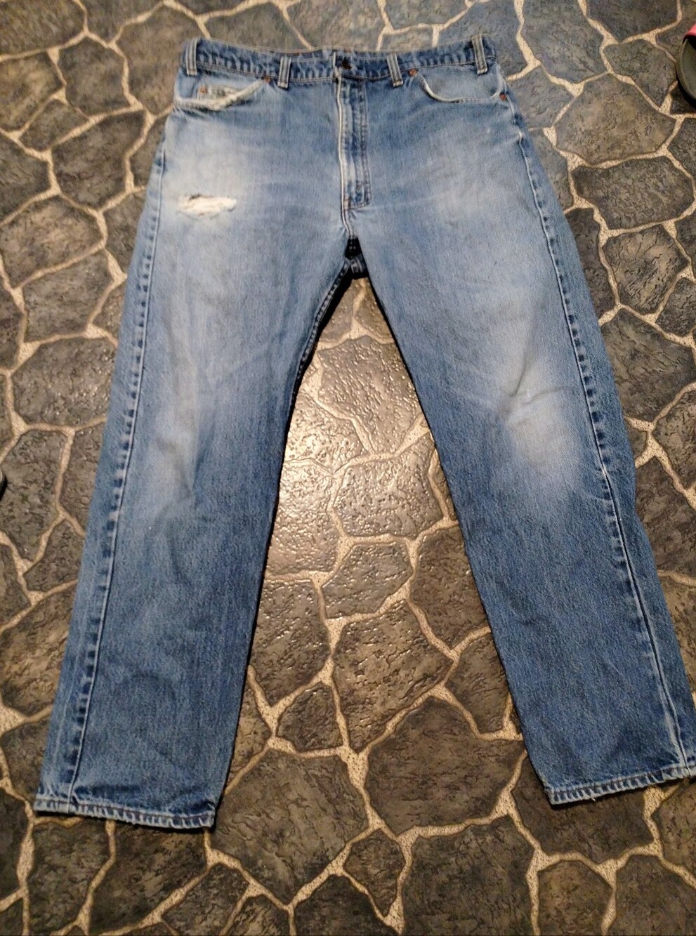 LEVIS 505 Orange tab mens jeans made in Canada 38 " x  31 ' 1988 VINTAGE RARE
